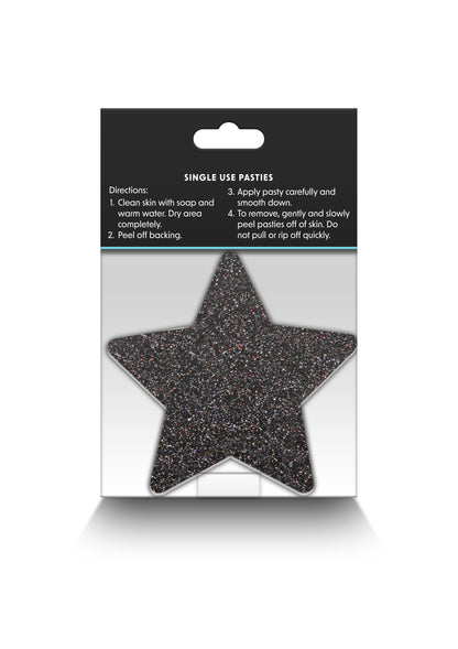 Copricapezzoli a forma di stella Pasties Glitter Stars 2 Pair