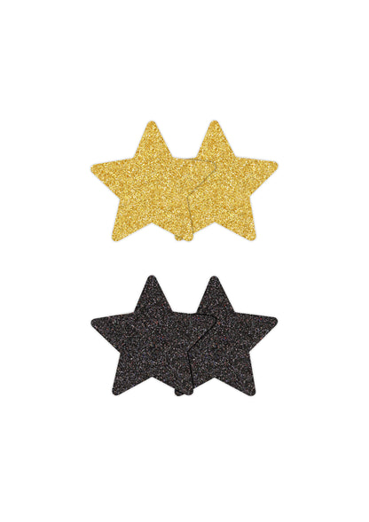 Copricapezzoli a forma di stella Pasties Glitter Stars 2 Pair