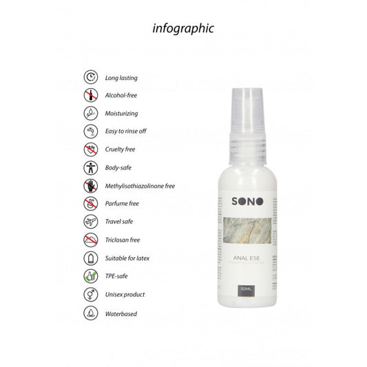 Lubrificante spray rilassante Anal Ese - 50ml