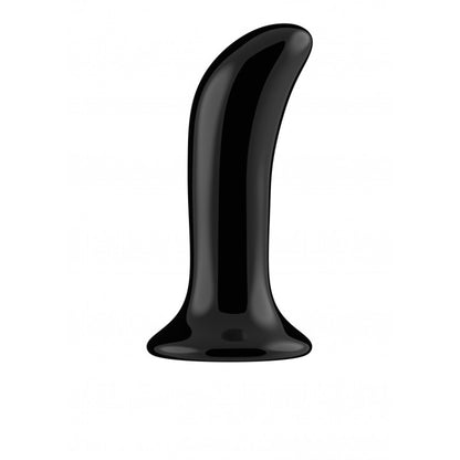 Plug anale in vetro con ventosa vibrante Prickly Glass Vibrator