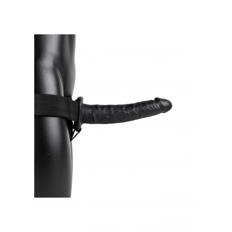 Fallo cavo indossabile Hollow Strap-on without Balls - 10'' / 24,5 cm - Black