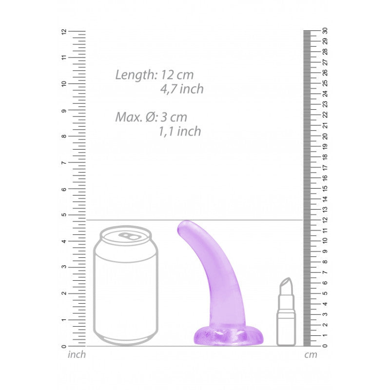 Dildo con ventosa viola Non Realistic Dildo Suction Cup - Purple