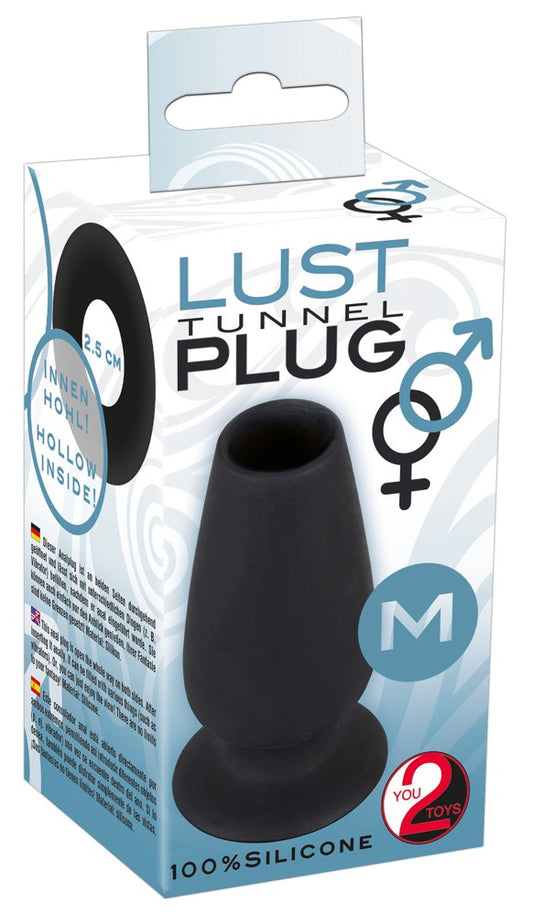 Plug anale cavo Lust Tunnel M