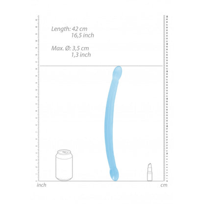 Dildo doppio blu Non Realistic Double Dildo - 43 cm