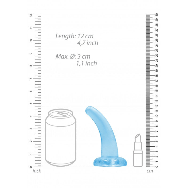 Dildo con ventosa blu Non Realistic Dildo Suction Cup - Blue