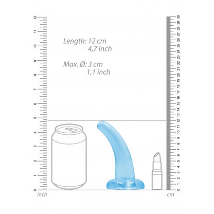 Dildo con ventosa blu Non Realistic Dildo Suction Cup - Blue