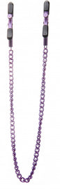 Morsetti per capezzoli Adjustable Nipple Clamps - Purple