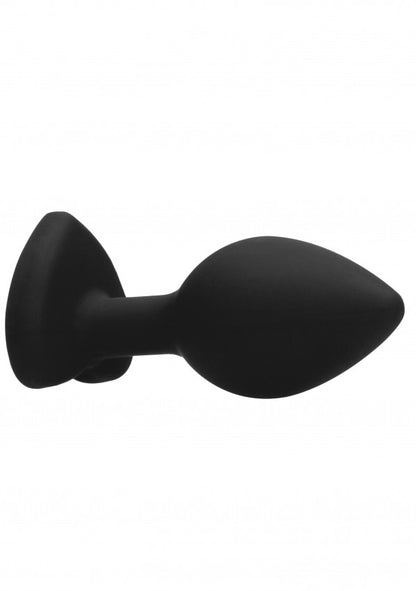 Plug mini Diamond Heart Butt Plug - Regular - Black