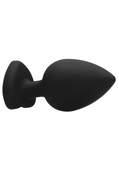 Plug extra large Diamond Heart Butt Plug - Extra Large - Black