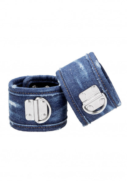 Manette per caviglie Denim Ankle Cuffs Roughend Denim Style Blue