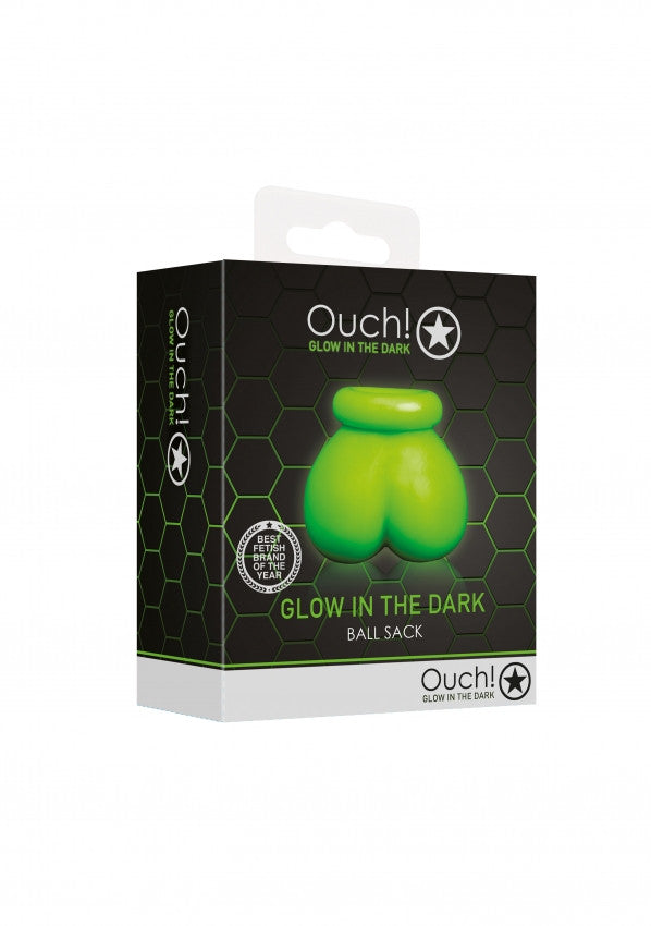 Testicoli Ball Sack Glow in the Dark Neon Green