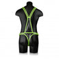 Body bondage Full Body Harness GitD Neon Green/Black