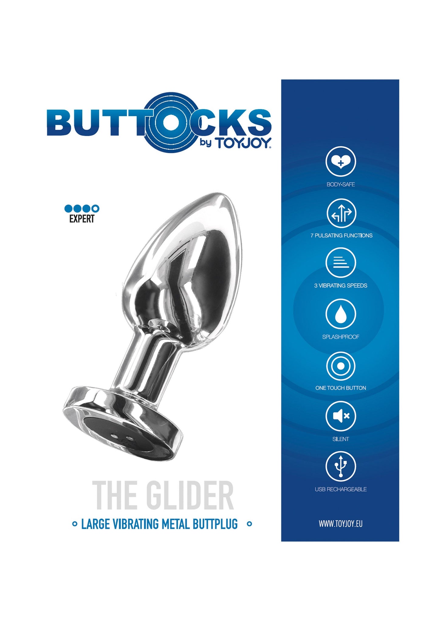 plug vibrante The Glider Large Buttplug