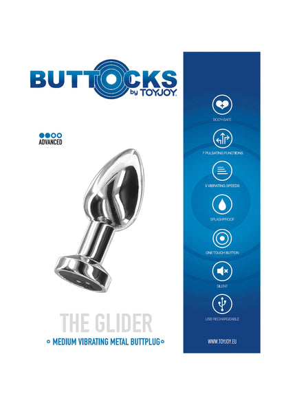 Plug anale vibrante The Glider Medium Buttplug