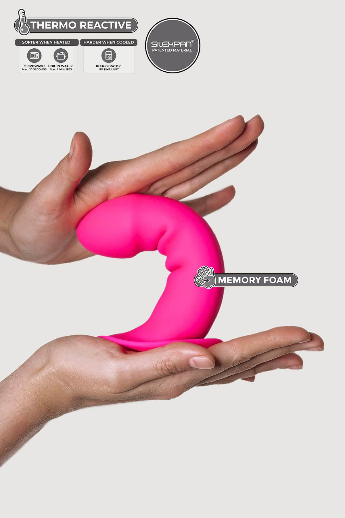 Dildo con ventosa Hitsens 2 Fucsia