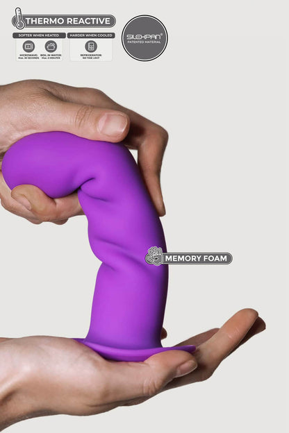 Dildo con ventosa Hitsens 3 Purple