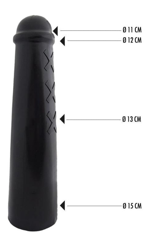 Mega dildo All Black 56 cm