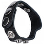 Anello fallico The Leather 5 Snap Black