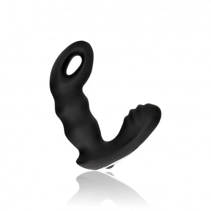 Vibratore per prostata Beaded Vibrating Prostate Massager with Remote Control Black