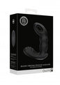 Vibratore per prostata Beaded Vibrating Prostate Massager with Remote Control Black