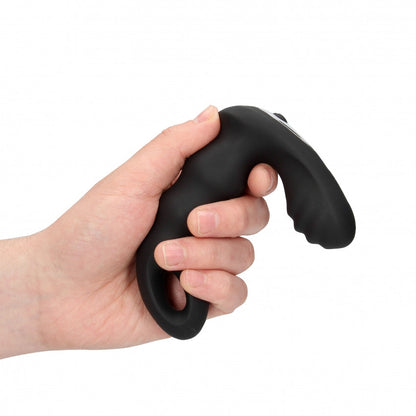 Vibratore per prostata Beaded Vibrating Prostate Massager with Remote Control Black