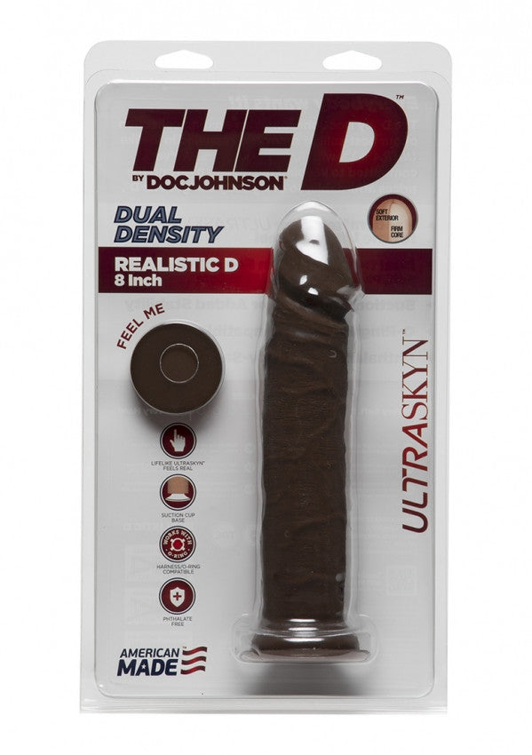 Fallo realistico Realistic Dildo ULTRASKYN 8 / 20 cm Chocolate