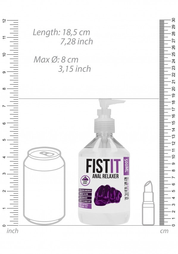 Crema per fisting Fist It - Anal Relaxer - 500 ml - Pump