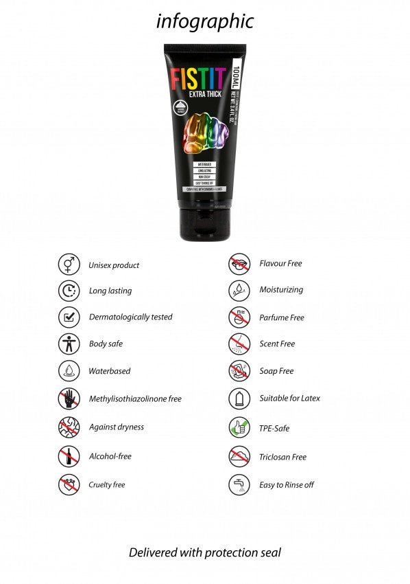 Lubrificante intimo Extra Thick Lubricant Rainbow 100 ml