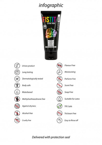 Lubrificante intimo Extra Thick Lubricant Rainbow 100 ml