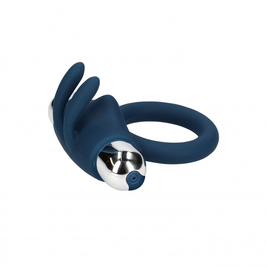 Anello fallico vibrante Vibrating Rabbit Cock Ring Baltic Blue