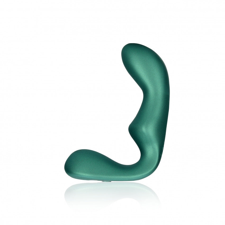 Vibratore anale per prostata Pointed Vibrating Prostate Massager with Remote Control Metallic Green