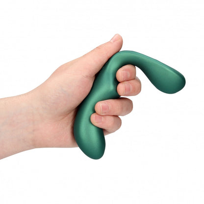 Vibratore anale per prostata Pointed Vibrating Prostate Massager with Remote Control Metallic Green