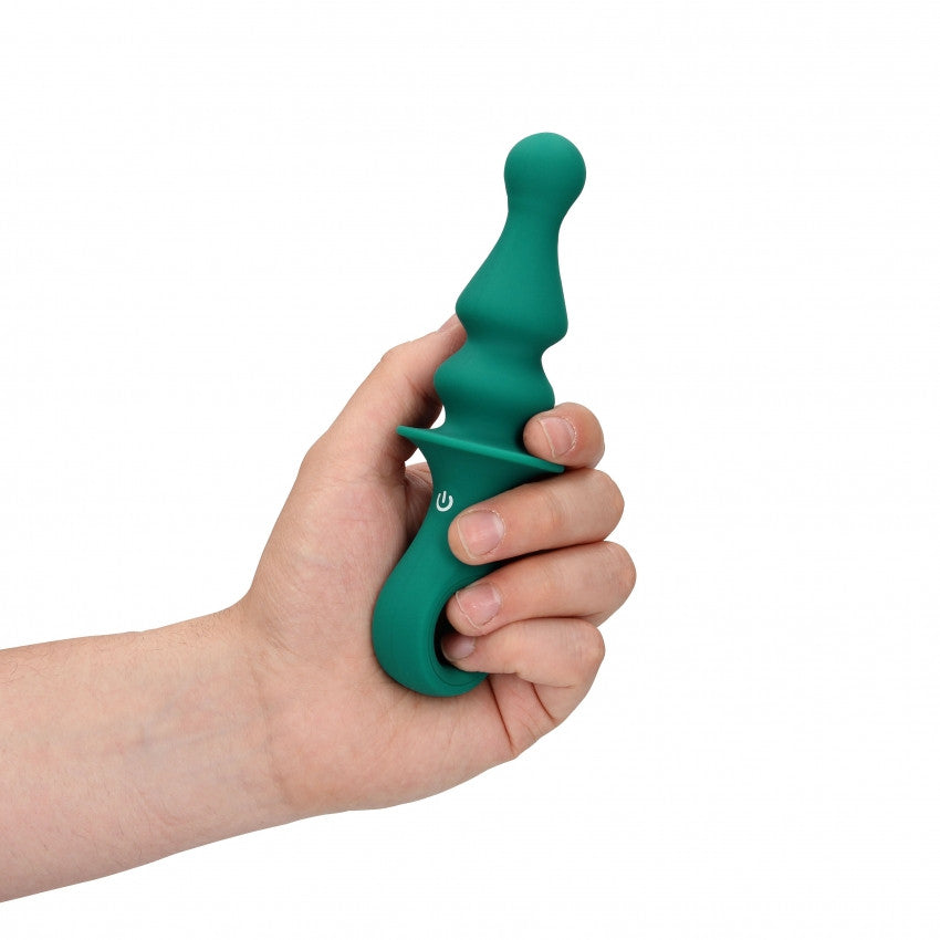 Plug anale vibrante Pawn Shaped Anal Vibrator Peacock Plume