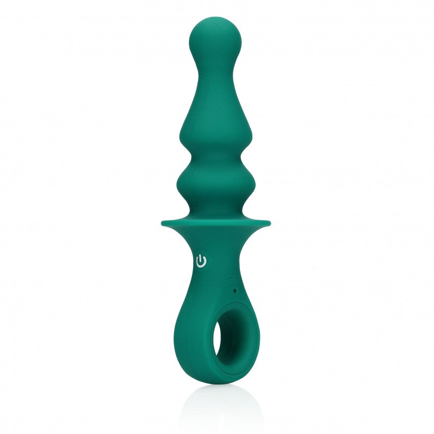 Plug anale vibrante Pawn Shaped Anal Vibrator Peacock Plume