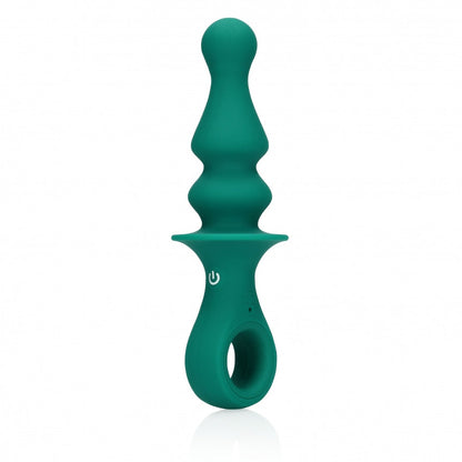 Plug anale vibrante Pawn Shaped Anal Vibrator Peacock Plume