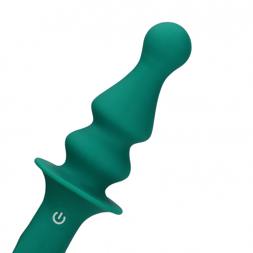 Plug anale vibrante Pawn Shaped Anal Vibrator Peacock Plume