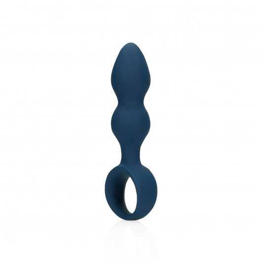 Plug anale Teardrop Shaped Anal Plug Medium Baltic Blue