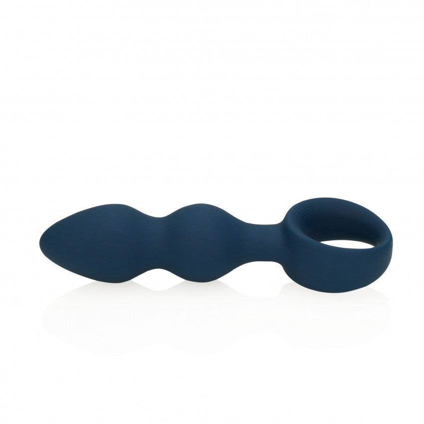 Plug anale Teardrop Shaped Anal Plug Large Baltic Blue