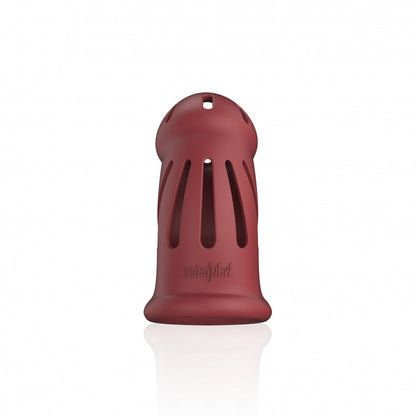 Gabbia di castità Model 28 Ultra Soft Silicone Chastity Cage Red