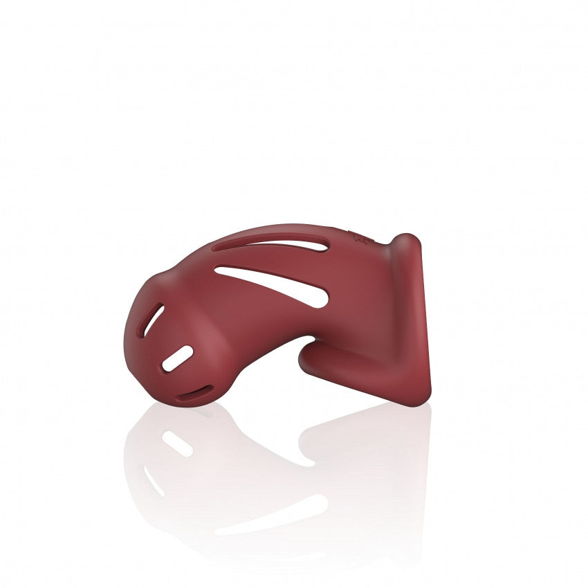 Gabbia di castità Model 28 Ultra Soft Silicone Chastity Cage Red