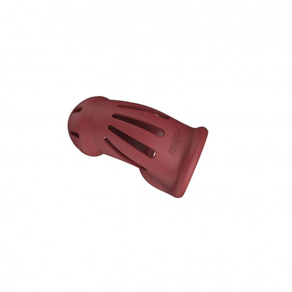 Gabbia di castità Model 28 Ultra Soft Silicone Chastity Cage Red