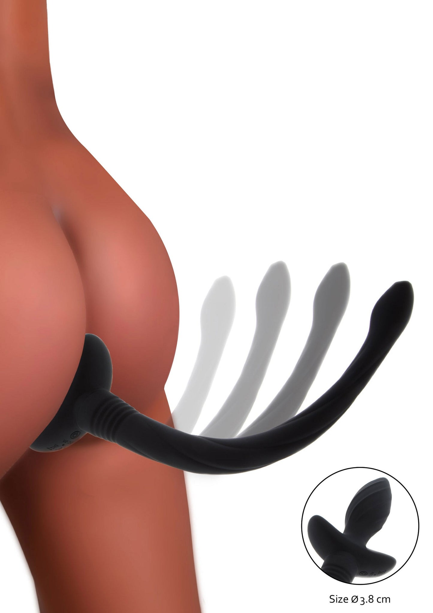 Plug anale con coda vibrante Puppy Play Wiggle Tail