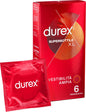 Preservativi durex SUPERSOTTILE XL 6 PEZZI