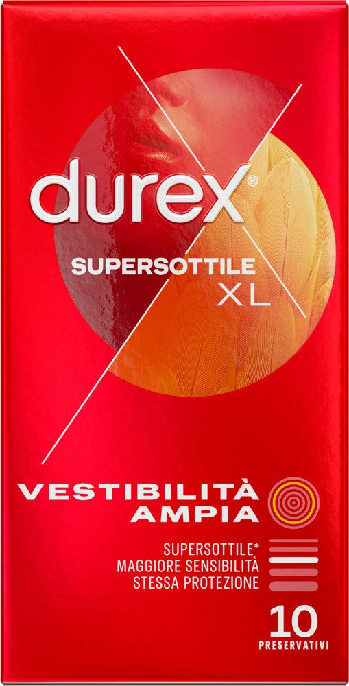 Preservativi Durex SUPERSOTTILE XL 10 PEZZI