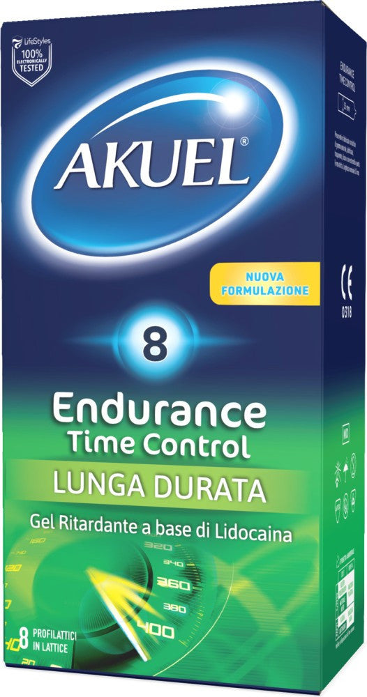 Preservativi AKUEL ENDURANCE TIME CONTROL 8 PEZZI