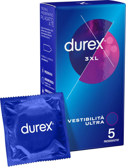 preservativi DUREX 3XL 5 PEZZI