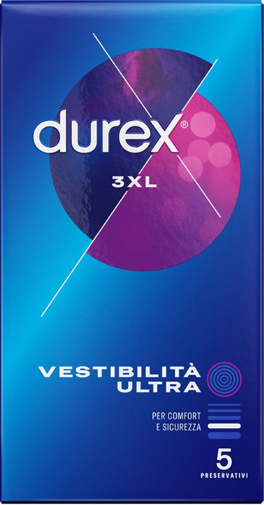 preservativi DUREX 3XL 5 PEZZI