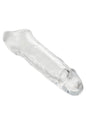 Guaina fallica con anello per testicoli Clear Extension 5.5 In