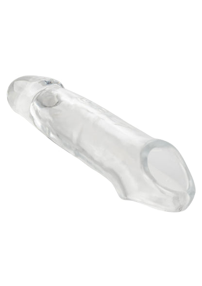 Guaina fallica con anello per testicoli Clear Extension 5.5 In