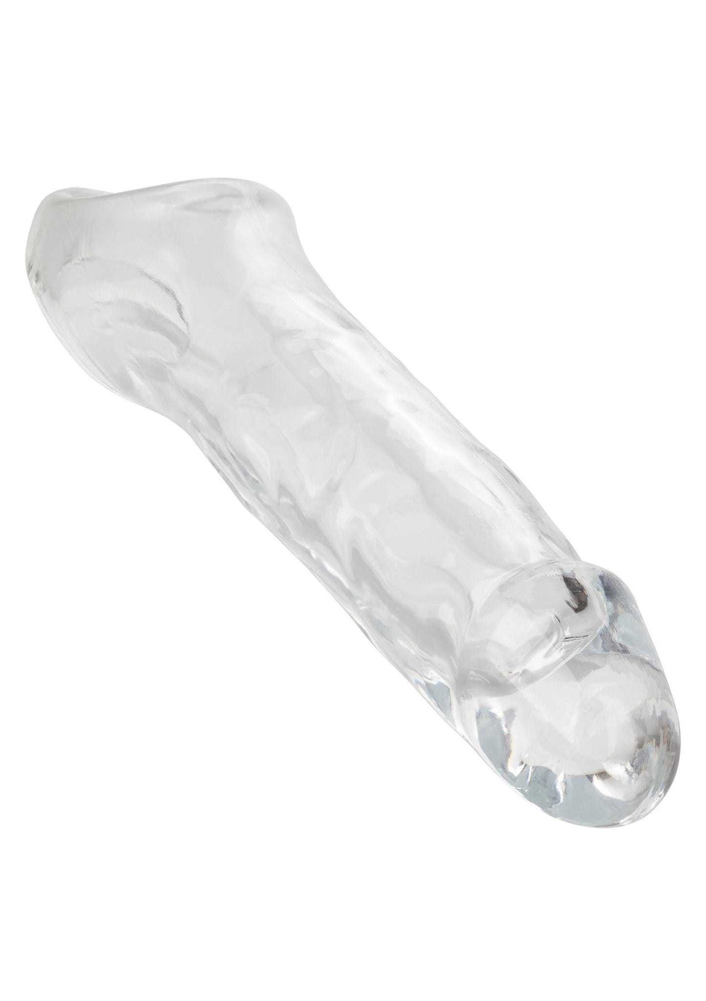 Guaina fallica con anello per testicoli Clear Extension 6.5 In